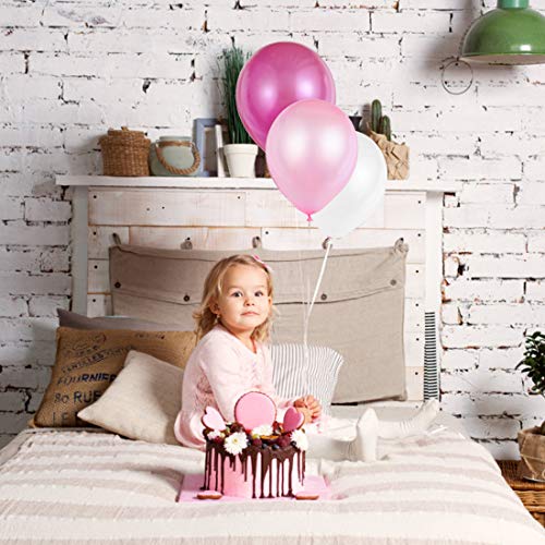 Palloncini Fucsia Rosa e Bianchi,100 Palloncini