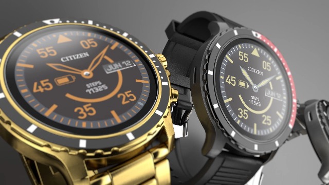 citizen cz smart stainless steel smartwatch