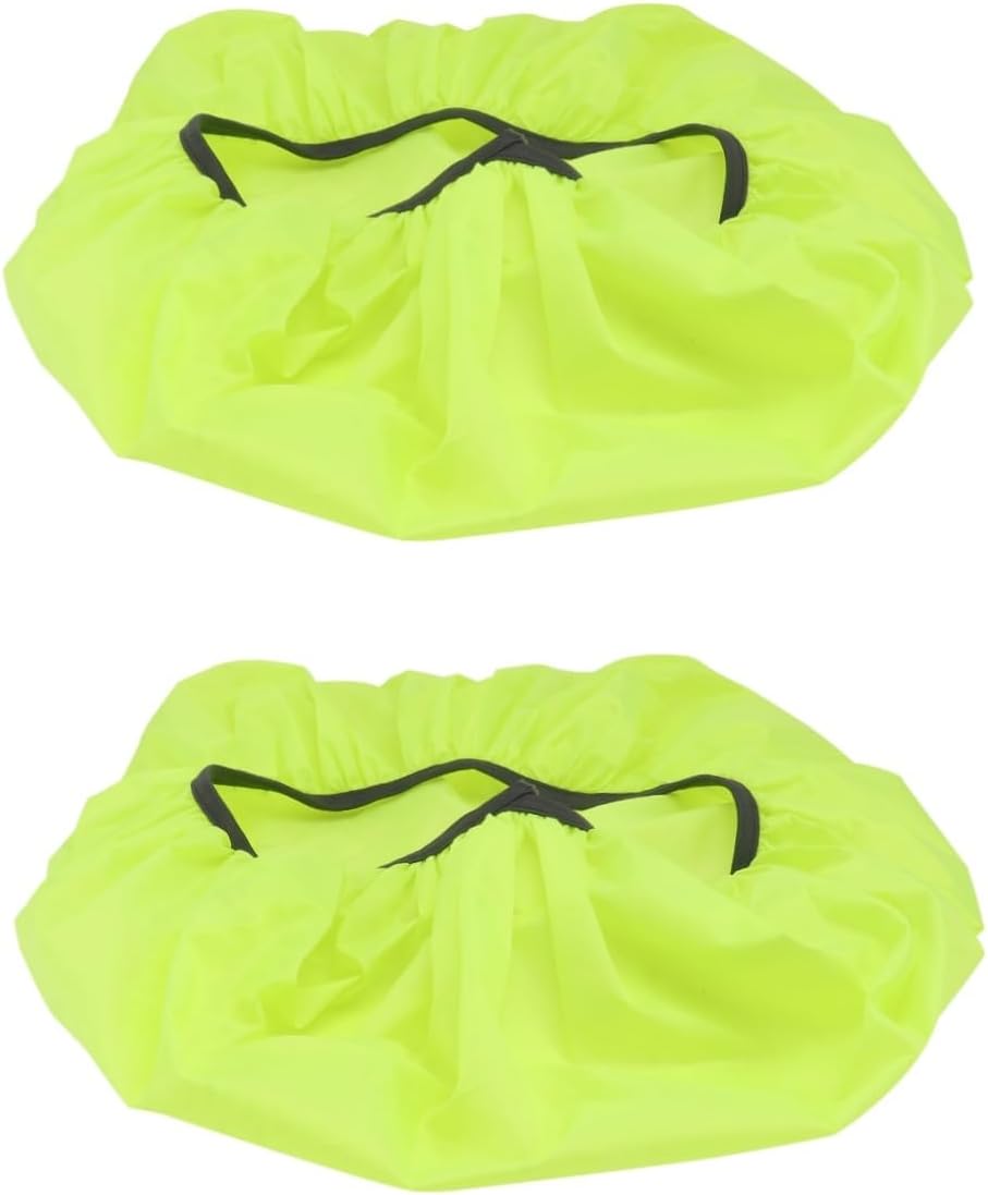 Kisangel 2pcs Backpack Rain Cover Outdoor Rucksack for Hiking and Camping Seamless Design for Weatherproof Travel Green