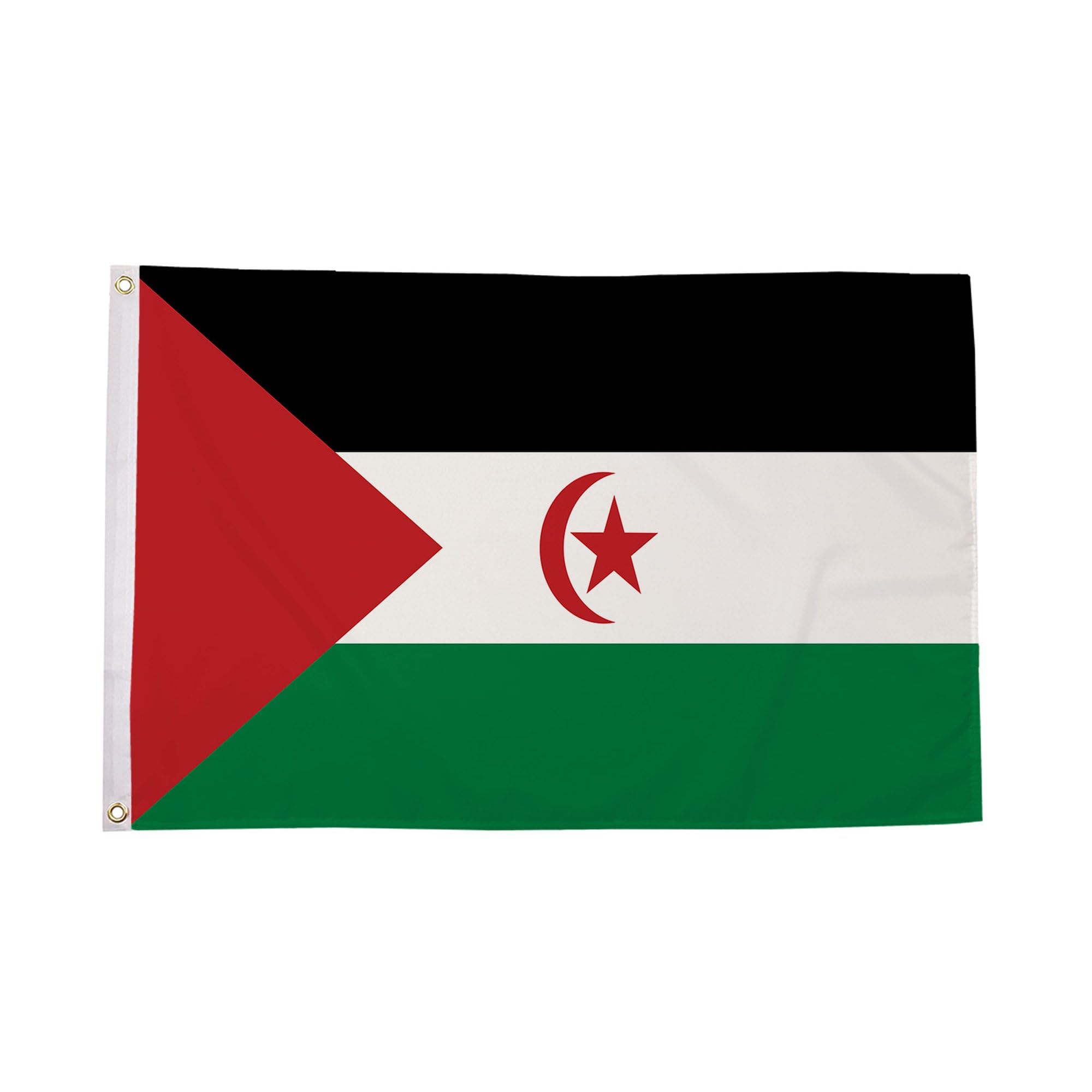 Flagtex Western Sahara Small Flag 3ft x 2ft (90cm x 60cm) — image 1