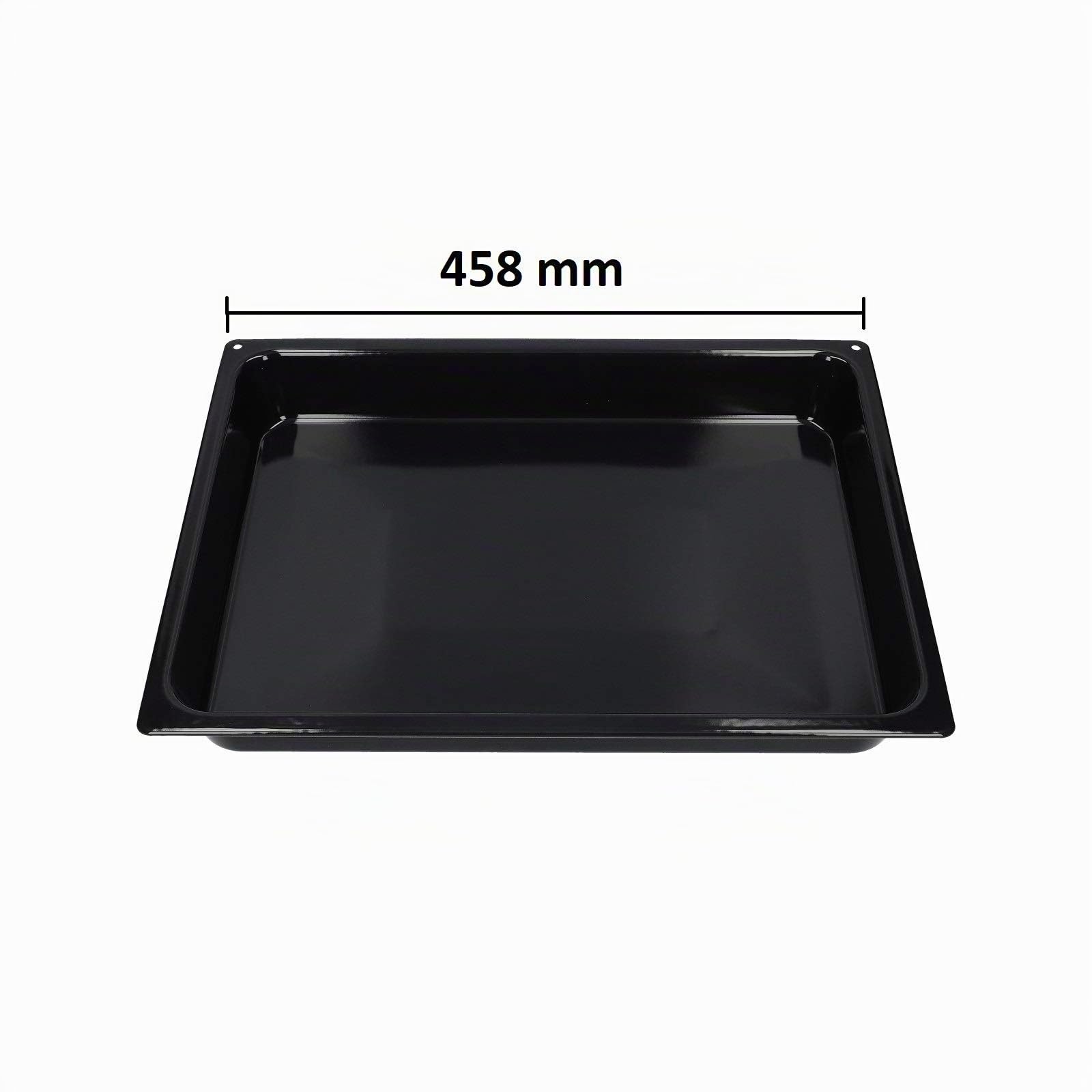 Set Backblech und Fettpfanne emailliert für Backofen kompatibel mit Gorenje 458x360 mm 872877 222709 242132 903871 | 881874 274663 242135 222886 (2 stück)