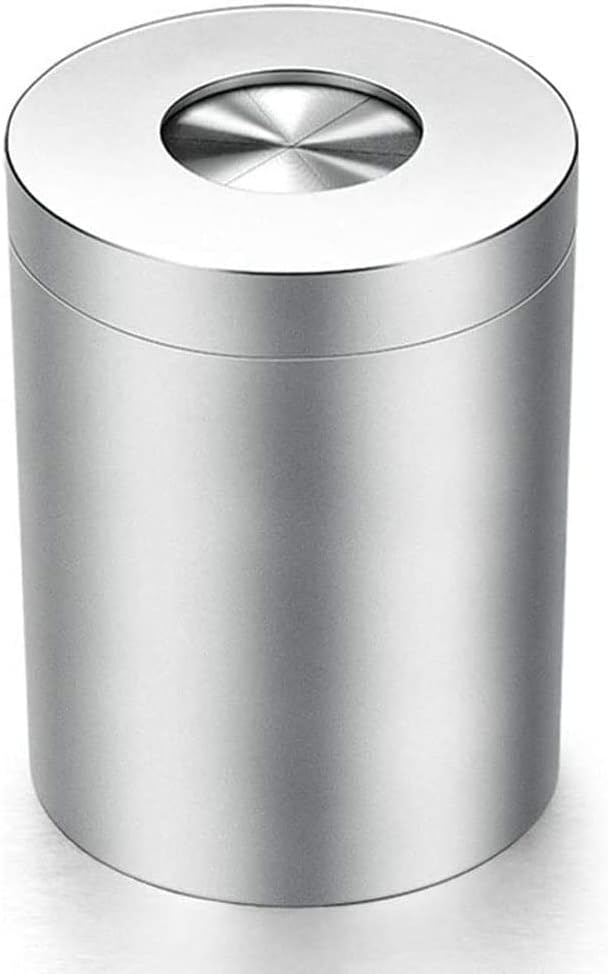 DOUKI Ashtray Stainless Steel Ashtray Car Smokeless Ashtray Knob Cover Smell Proof Ashtray Portable Car Ash Holder for Cigarettes Cigar Smokers for Home Office
