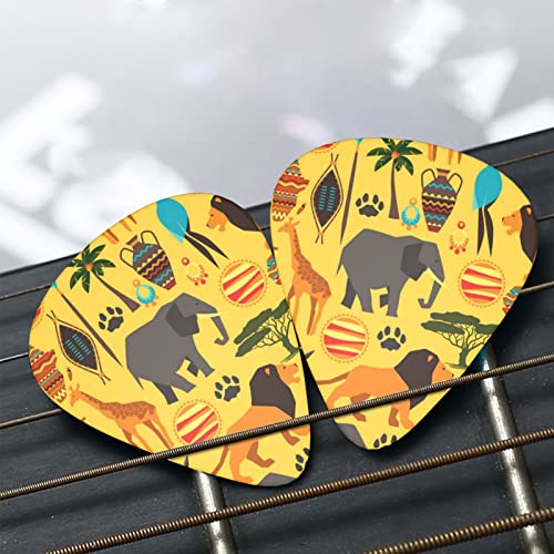 Lot de 12 médiators en forme d’éléphant africain pour guitare électrique et basse - Les Beatles, Paul McCartney, John Lennon, RIngo Starr, George Harrison Lot de 12 médiators en forme d'éléphant africain pour guitare électrique et basse – Image 8