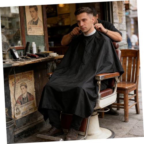 Balacoo Capa de Corte de Pelo con Cierre de Botón 120x150cm para Salón y Uso en Casa miniatura 5
