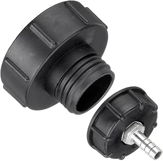 MYAMIA S100X8 1000L Ibc Adaptador de Mangueira de Jardim Tanque de Água Encaixes Adaptador 304 Conector de Tomada Adaptador de Aço Inoxidável 12 mm/20 mm/32 Mm - #1