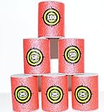 Soft Foam Target Cans 6-pack, Compatible with Nerf Guns, Nerf War Party Accessory, Travel Games, By BlaydesSales