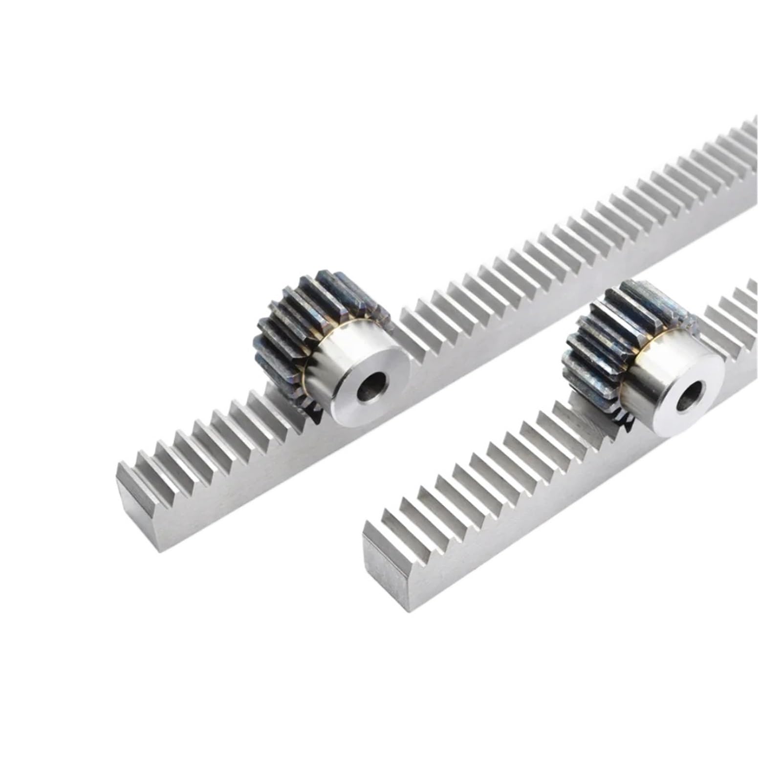 Spur Rack Steel High Precision 6pcs 2M 2mod 20 * 20 1000mm Precision Straight Teeth Rack + 6pcs 2M 20 Teeth Gear Hole 16mm Keyway 5mm