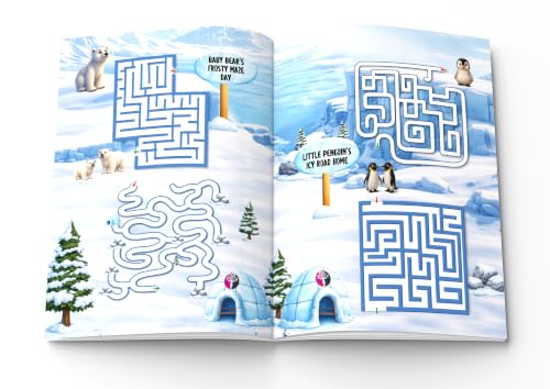 Image of Maze Books for Kids | 101 Maze Puzzle for Kids | Activity Book to Improve Logic, Motor Skills & Concentration | Ages 5 - 10 Years