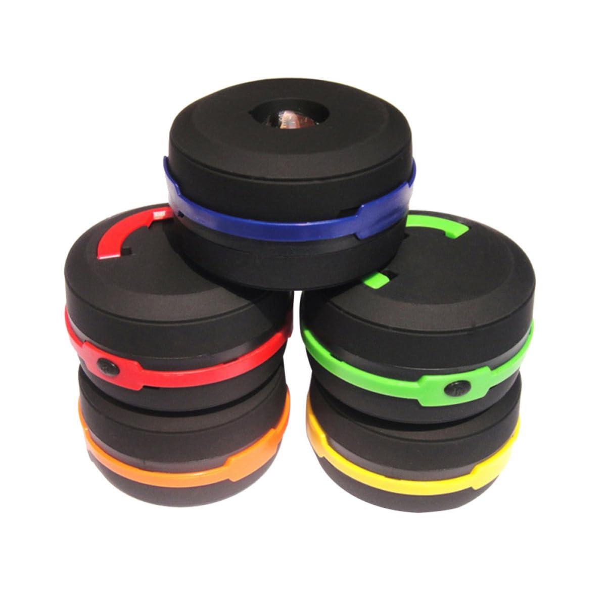 KICHOUSE 6 Linternas LED Portátiles para Camping Alta Luminosidad y Diseño Multifuncional, Lámparas de Camping Abs Ideales para Exteriores y Uso Hogar