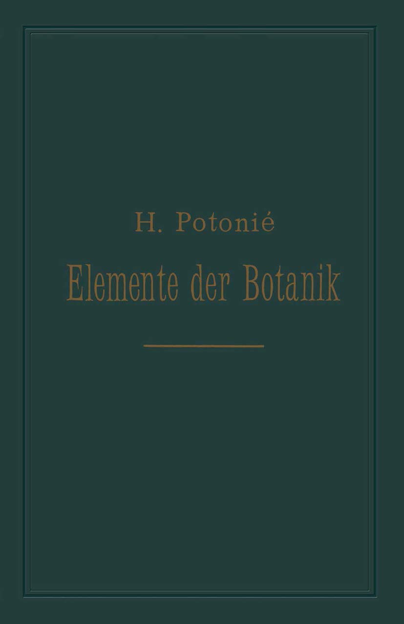 Elemente Der Botanik (German Edition)