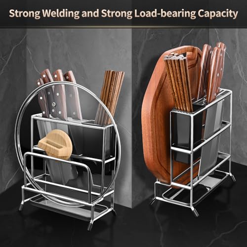 50% de descuento en organizador multifuncional de cocina de acero inoxidable