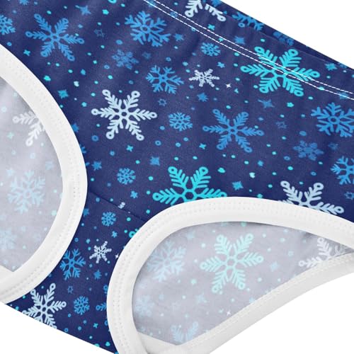 Girls' Underwear Snowflake Blue Toddle Brief Panties 23030004