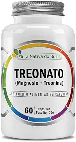 Treonato (Magnésio + Treonina) 60caps - Flora Nativa
