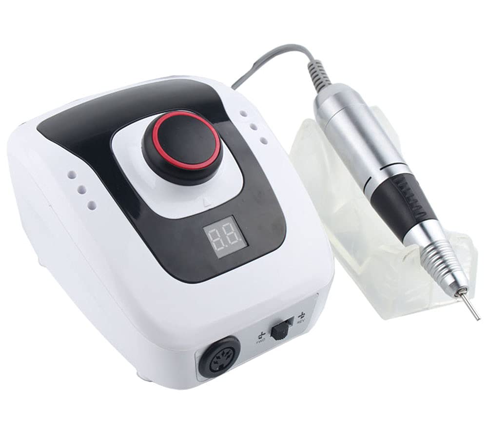 Trapano elettrico professionale per unghie 35000 giri/min per uso domestico in ser uso domestico in salone Lima per unghie elettrica Kit per manicure e pedicure Strumento a basso rumore e VI