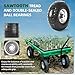 AR-PRO (2 Pack) 4.10/3.50-4 Flat Free Tire and Wheel, 10