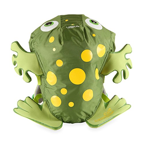 LittleLife Green Animal Kids SwimPak Frog, Unisex-Adult, Child Age 3-5 yrs