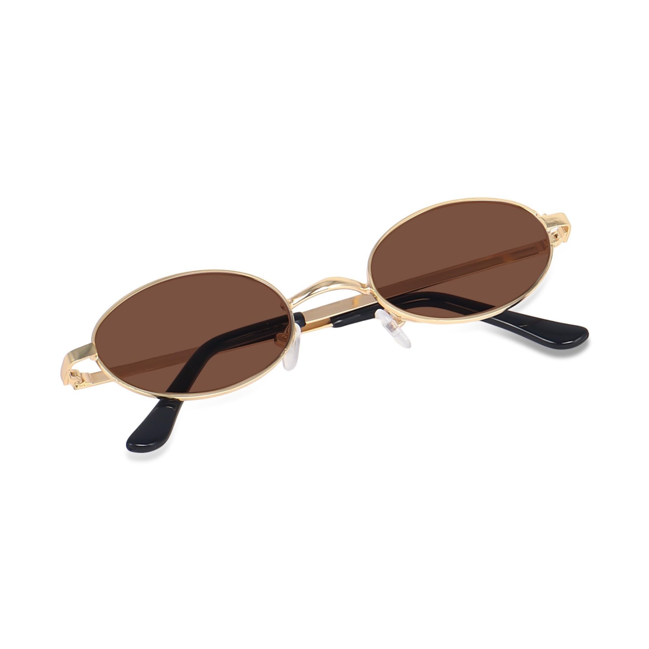 thedarker Diamond Shape Cat Eye Women's Sunglasses Lightweight Frames Provide Uv Protection,Small Metal Frames Making Them Ideal For Everyday Wear.,Non-Polarized-picture-10