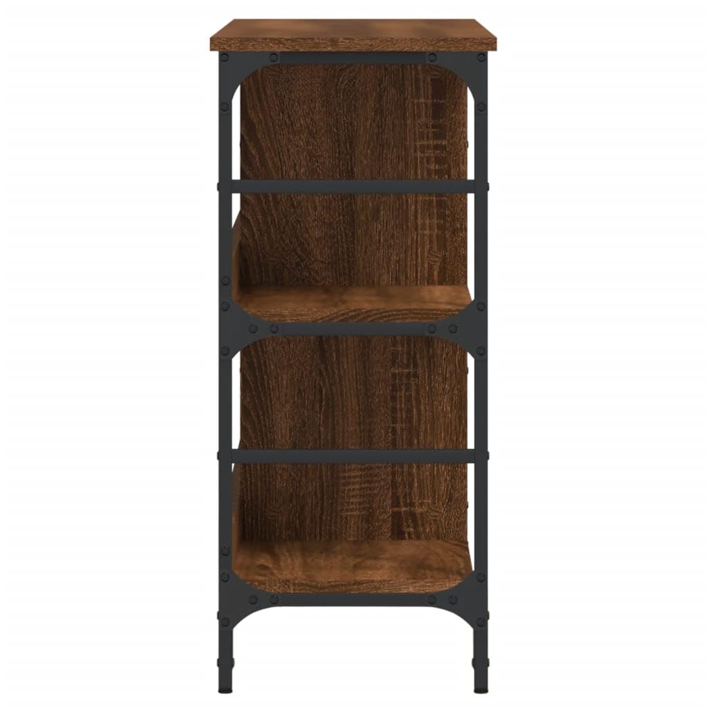 Credenza marrone effetto rovere, 102 x 32 x 73,5 cm