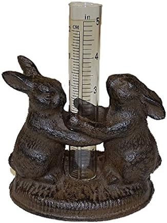 Esschert Design ZYCT300 Rain Gauge, Antique Brown