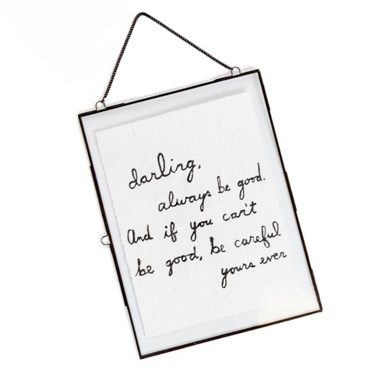 Sugarboo Paper Print Wall Art Frame Glass and Metal Hanging Picture Frame with