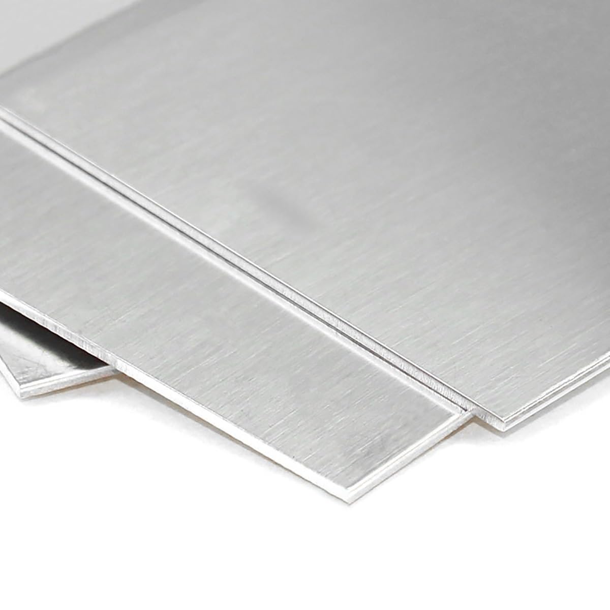chutes de plan de travail Lot de 5 plaques carrées en acier inoxydable 304 polies, épaisseur de la tôle : 0,01 à 0,9 mm, 100 x 100 mm Kit CNC(0.3x100x100mm)