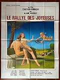 LE RALLYE DES JOYEUSES Affiche LE RALLYE DES JOYEUSES A.NAUROY comique erotiqe automobile 120x160cm