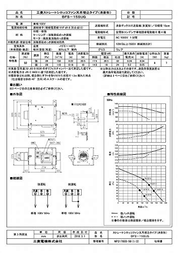 Amazon | 三菱 mitsubishi 換気扇 産業用送風機 [本体]ストレート