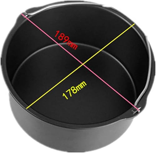 Miniatura 2 de Alvinlite Bandeja para hornear para ollas a presión, freidoras de aire y hornos, freidora de aire, freidora de aire, sartén para pasteles, accesorio