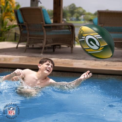 Image of BigMouth 18 inch Inflatable Pool Football Officially Licensed NFL Fan Gear Merchandise Beach Ball Games for Adults and Teens