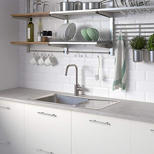 40 Pack | 5'' Cabinet Pulls Brushed Nickel Stainless Steel Kitchen Cupboard Handles Cabinet Handles 5”Length, 3” Hole Center