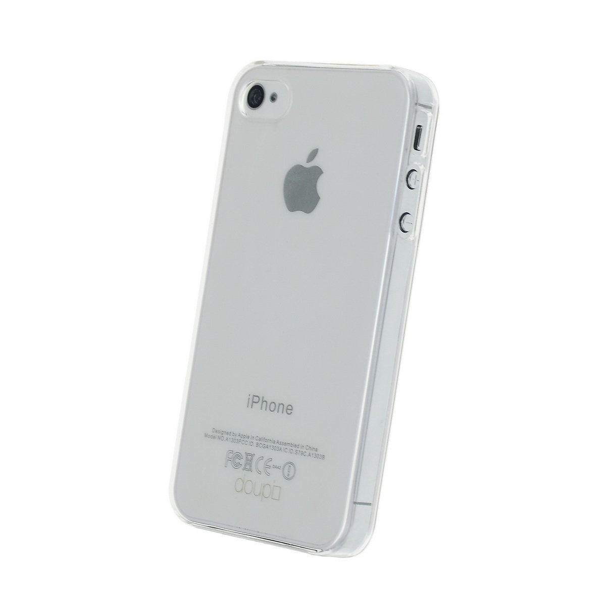 doupi Crystal AllClear Case for iPhone 4 4S Protective Shell Crystal Clear Hard Cover, Clear Transparent