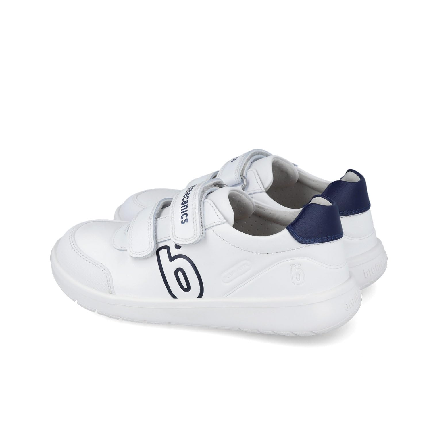Biomecanics Deportivas Escolares para niño 251020-D113 | Color Nieve | Cierre Ajustable | Suela Flexible