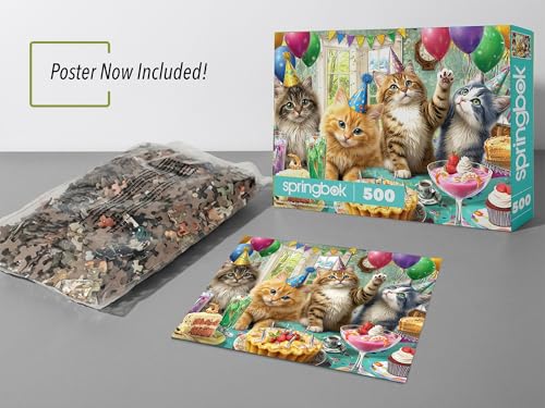 Rompecabezas Tema Fiesta de Gatos 3+ Anos miniatura 3