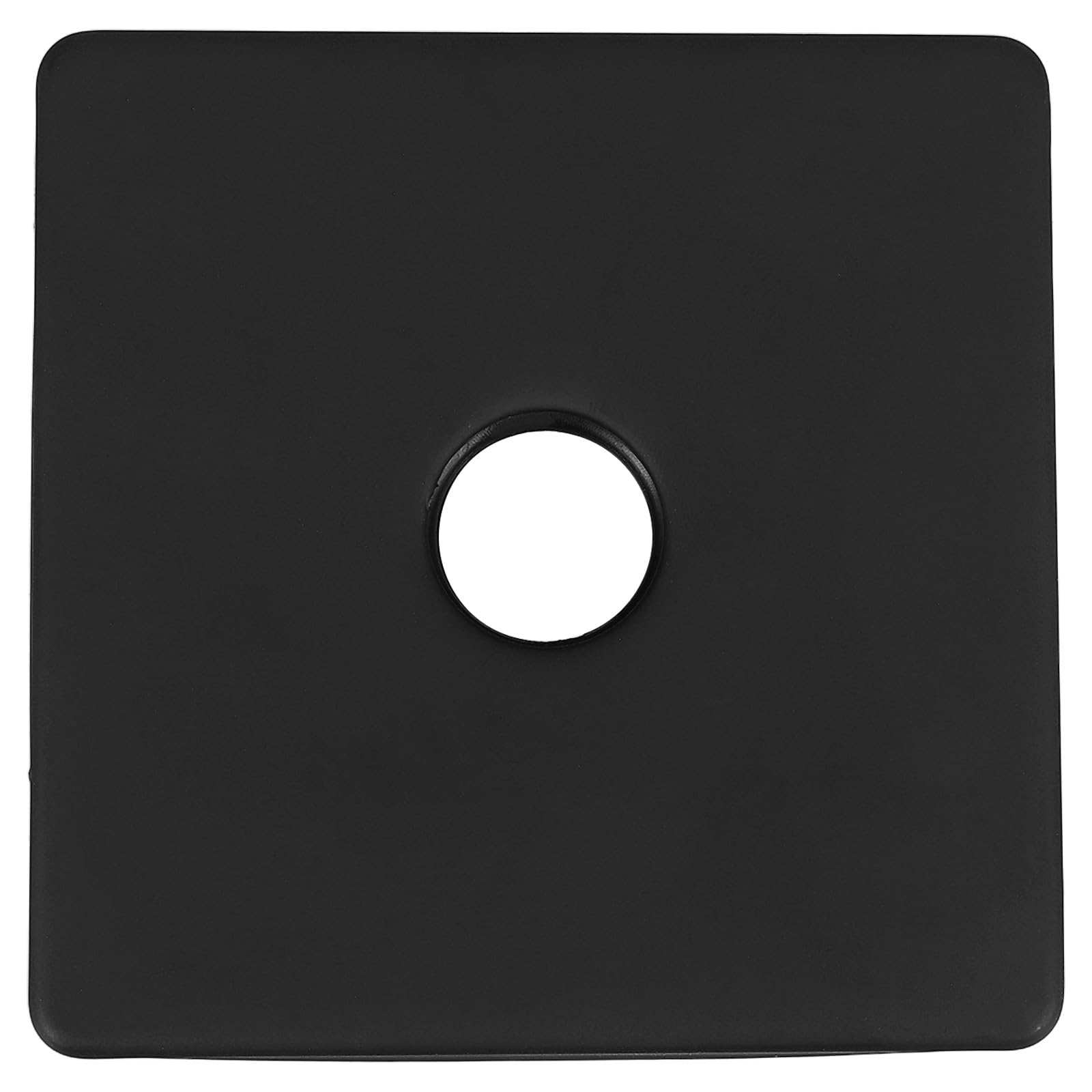 Brida para brazo de ducha OUNONA de 3,5": cubre huecos en tu pared con un elegante acabado negro