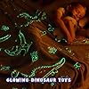 inhand Dinosaur Gift Toys for Kids Glow in The Dark Dinosaur Blanket for Boys Girls Fluffy Cozy Fleece Kids Blanket Birthday Christmas Halloween Easter Child Gifts Blue 50"x60" #3
