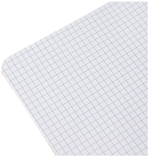 RHODIA 193428C, Spiral Notebook (Full Binding) Notebook Orange, A5+, Small Squares, 160 Detachable Pages - Image 3