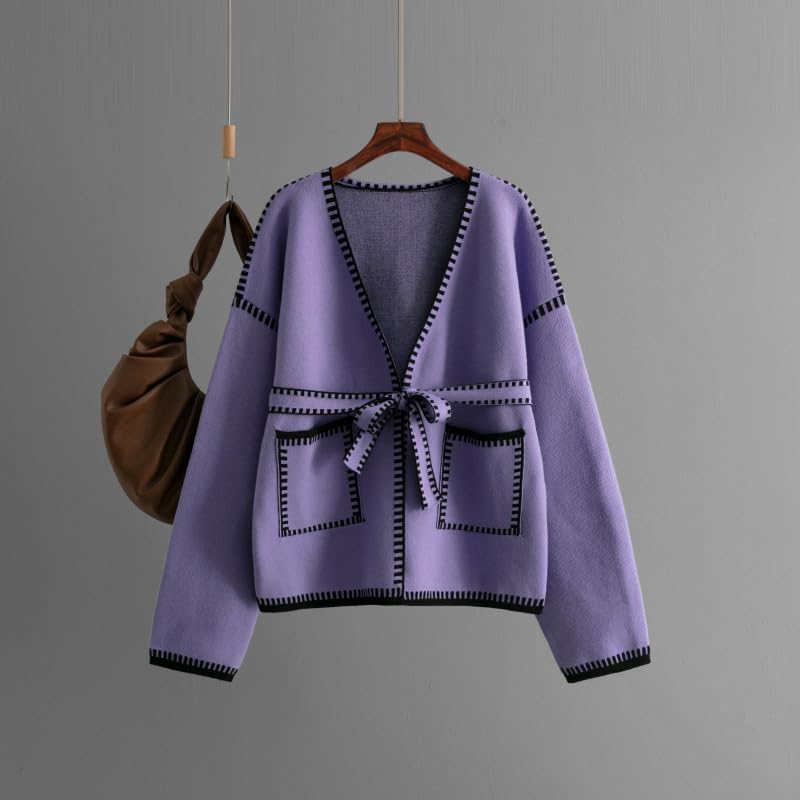 Image of JASCLS Women's Trendy Summer Long Sleeve Open Front Sweater Cardigans for Women