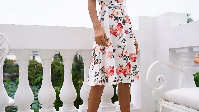 ihot-Womens-Vintage-Ruffle-Floral-Flared-A-Line-Swing-Casual-Cocktail-Party-Dresses-with-Pockets