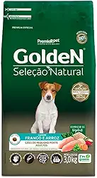 Premier Pet Ração Golden Seleção Natural Para Cães Adultos De Raças Pequenas Mini Bits 3Kg Para Todas Grande Adulto