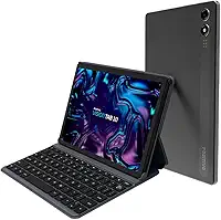 Tablet Positivo Vision TAB 10 com Capa Teclado 4GB RAM 128GB Armazenamento, Octa-Core, 13MP + Selfie 5MP, Bateria 6000mAh, Tela 10.1“ HD, Wifi AC e 4G, Full Lamination - Preto