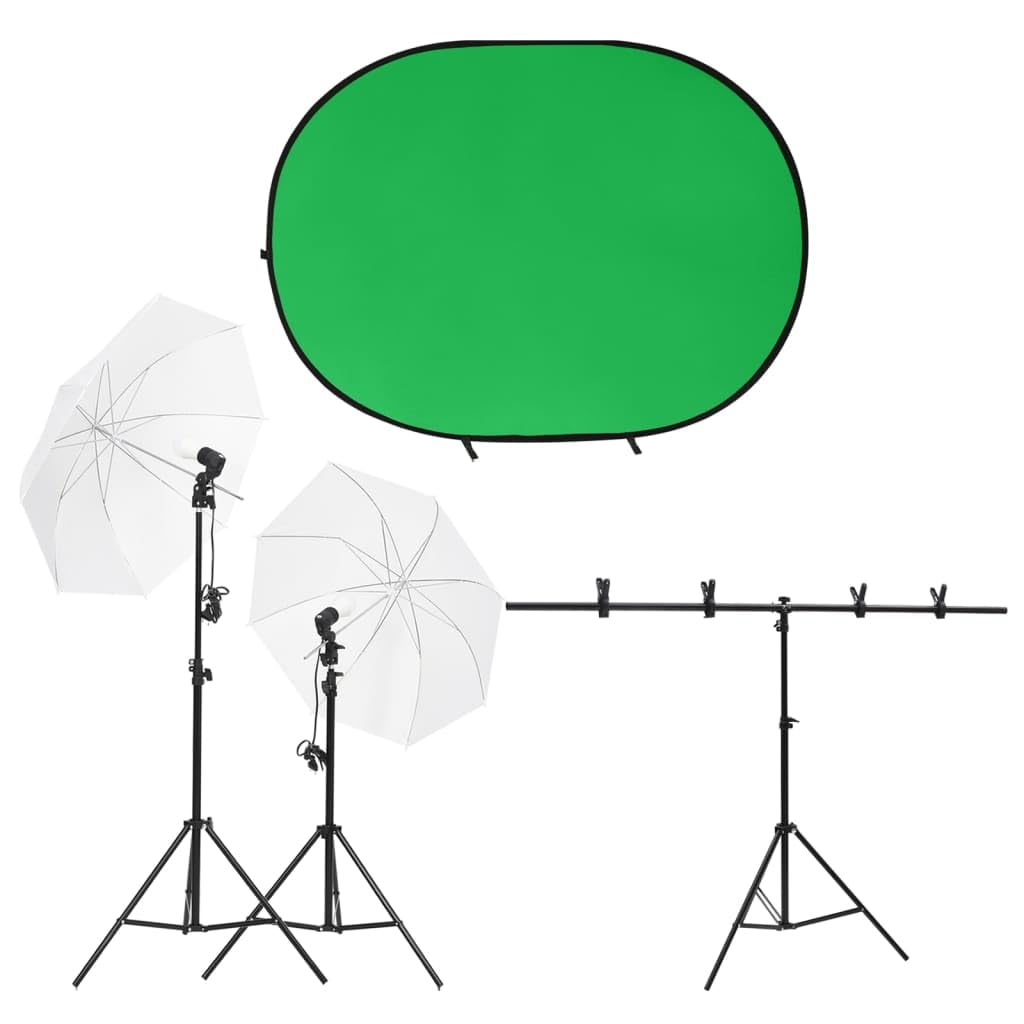 Kit de estudio fotográfico con luces de fondo, lámparas LED de luz diurna de 5500 K, trípodes de aluminio, bolsas de transporte, regulables para fotografía, vídeo, streaming, retratos