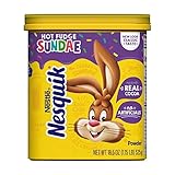 Nesquik Bote caliente de la mezcla de la bebida del polvo del sabor del Fudge Sundae