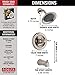 Delta Windemere 14 Series Bathtub and Shower Faucet Set, Brushed Nickel Shower Head and Handle Set, Valve Trim Kit, Stainless BT14496-SS (Valve Not Included)