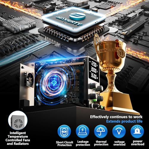 Image of DC Power Supply Variable, 120V 3A Adjustable Switching Regulated DC Bench Power Supply with High Precision 4-Digits LED Display, 5V /2A USB Port, Coarse and Fine Adjustments SPS-12003N