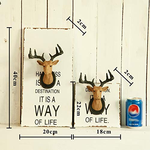 Étagère murale en tête de cerf pour sublimer le fond de mur de votre bar