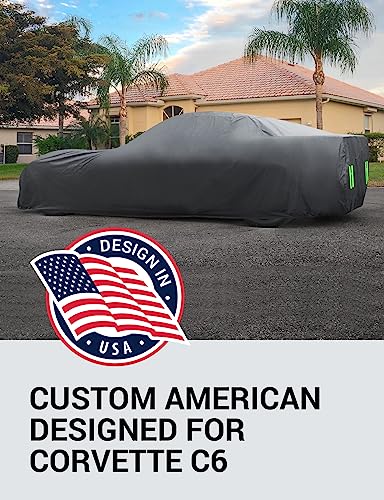 Image of Proadsy Custom Fit Car Cover for 2005-2013 Corvette C6 Waterproof Outdoor