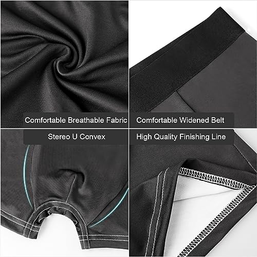 ZZKKO Birthday Cake Balloon Mens Boxer Briefs Underwear Breathable Stretch Boxer Trunk with Pouch S-XXL4