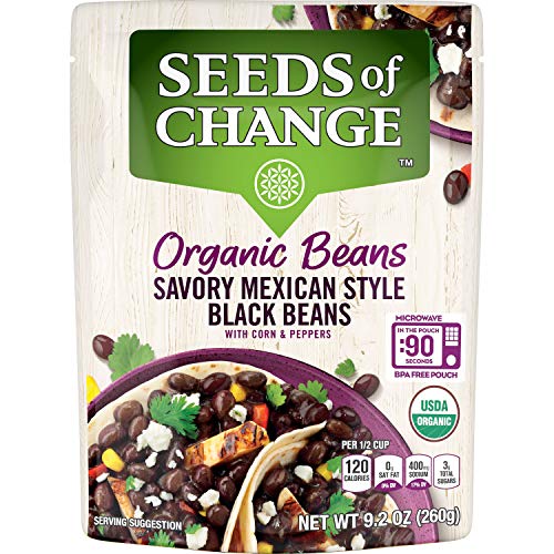 SEEDS OF CHANGE Organic Mexican Style Black Beans (6Pk), 9.2 Oz Massachusetts 