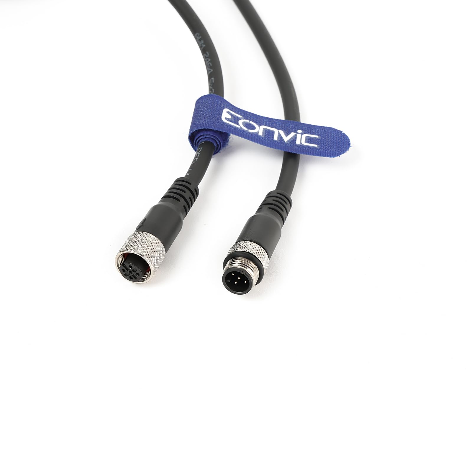 Eonvic Industrial M12 5 Pin Male to Female Aviation Sensor Connector Electrical PVC Cable 8M, 8m US - Image 2