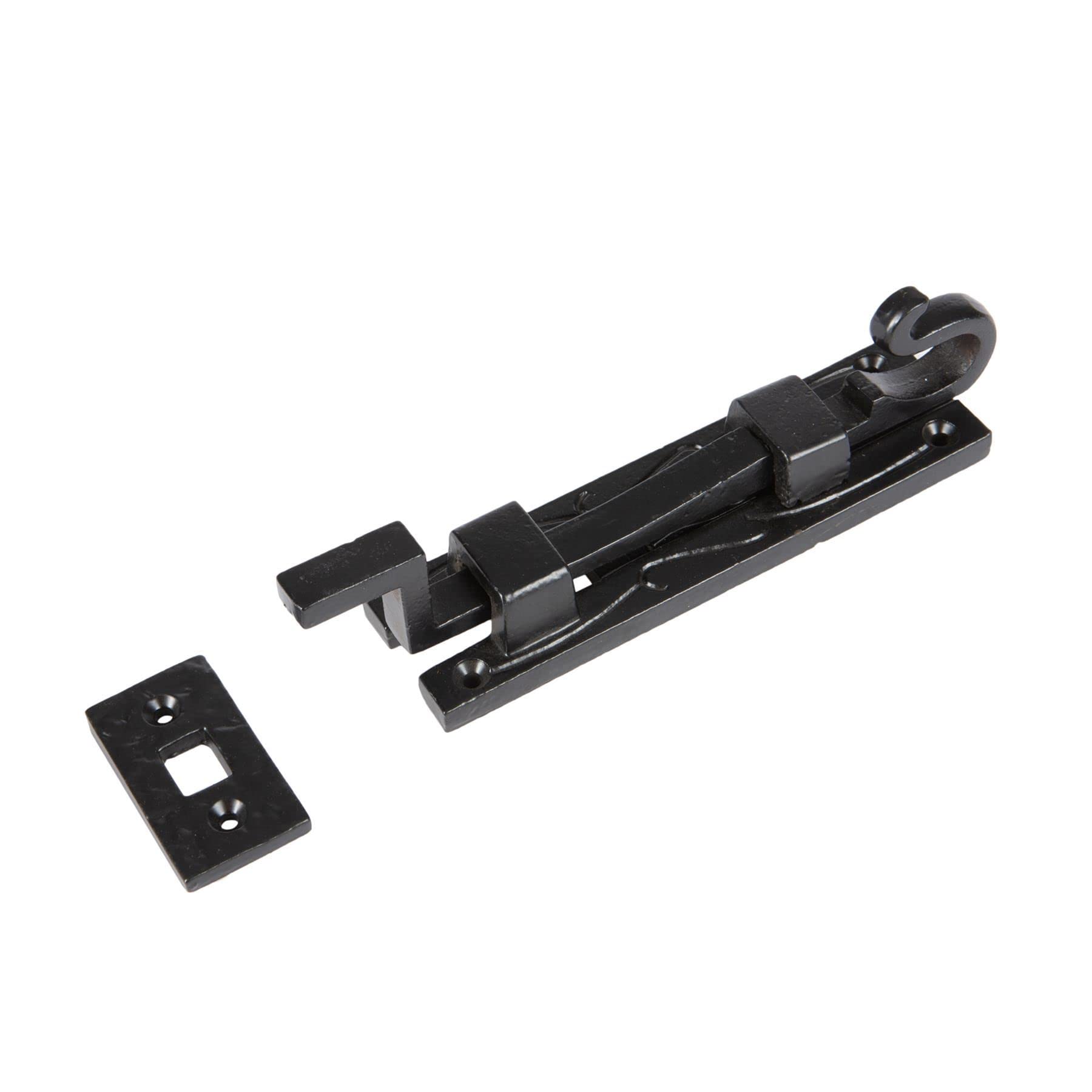 Hammer and Tongs - Cranked Shepherd's Crook Bolt - W145mm - Black